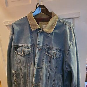 Men's Gap Lined Denim Jacket XXL